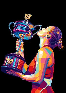 Aryna Sabalenka Tennis Champion Celebration