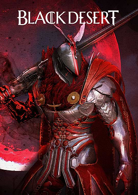 Black Desert Warrior Artwork