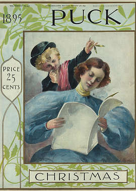 1895 Puck Christmas Cover