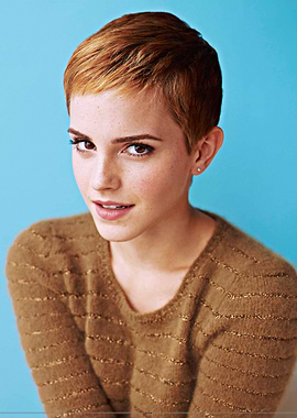 Emma Watson with Pixie Cut