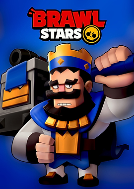 Brawl Stars King Character Art