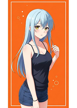 Anime Girl in Casual Outfit