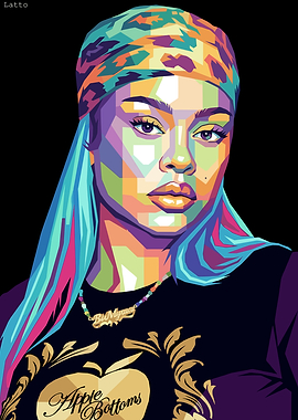 Latto Pop Art Portrait