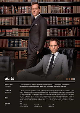 Suits TV Show Poster