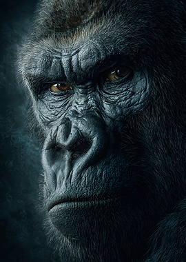 Close-up of a Gorilla's Face