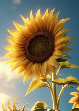 Close-up of a vibrant sunflower
