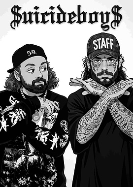 Suicideboys Illustration Portrait