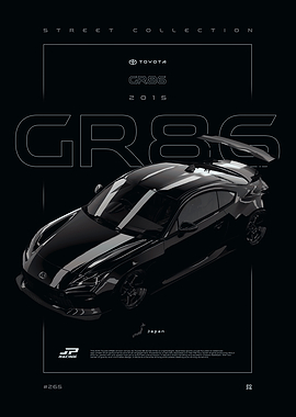 Toyota GR86 Street Collection Poster