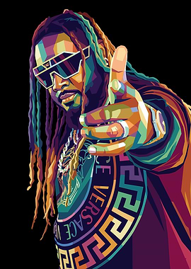 T-Pain Pop Art Portrait