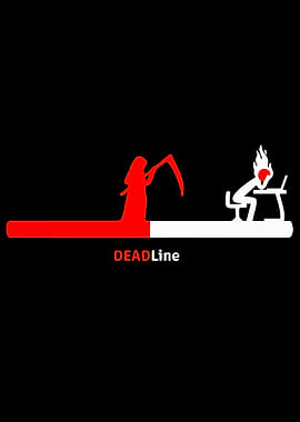 Grim Reaper and Stressed Worker Deadline