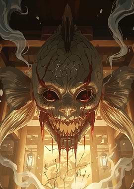Creepy Fish-like Creature Mask