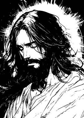 Jesus Christ with Halo