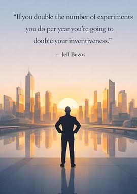 Jeff Bezos quote on inventiveness