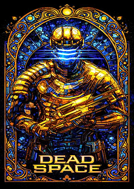 Dead Space Stained Glass Art