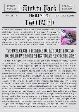 Linkin Park Two Faced