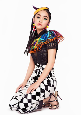 Fashionable Lana Condor in Bold Outfit