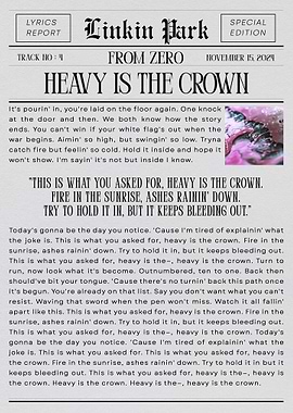 Linkin Park Heavy Is The Crown