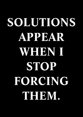 Inspirational Quote on Black Background