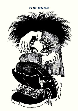 The Cure Robert Smith Illustration