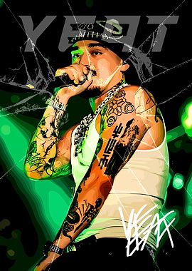 Yeat Performing on Stage