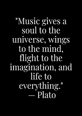 Plato Quote on Music