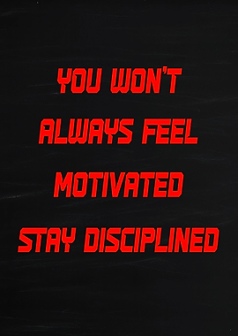 Motivational Text on Black Background