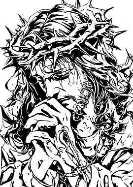 Jesus Christ with Crown of Thorns