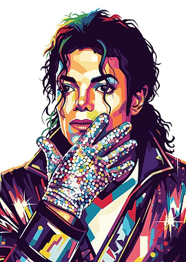 Michael Jackson Pop Art Portrait