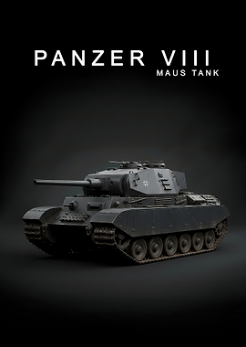 Panzer VIII Maus Tank poster
