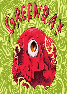 Green Day Monster Art