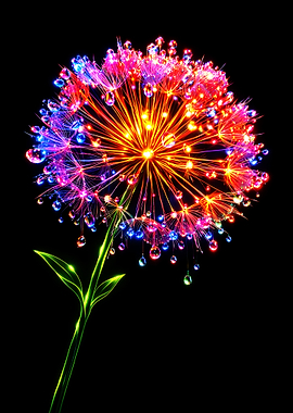 Dandelion with Prism of Nature