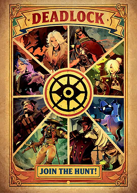 Deadlock 'Join the Hunt!' Poster