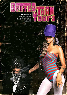 Coi Leray and YoungBoy Never Broke Again Poster