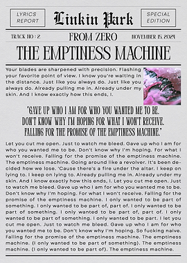 Linkin Park The Emptiness Machine