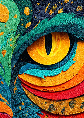 Close Up Creature Eye Collage