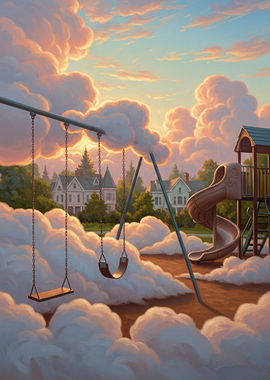 Surreal Playground in the Clouds