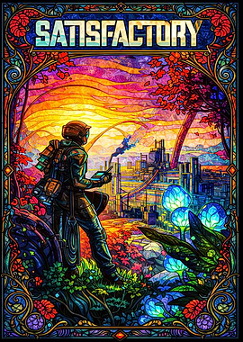 Satisfactory Game Art