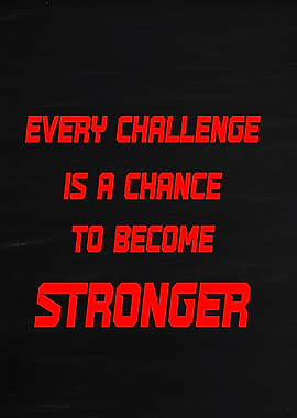 Inspirational Quote on Black Background