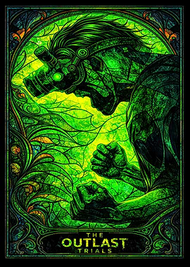 The Outlast Trials Stained Glass Art