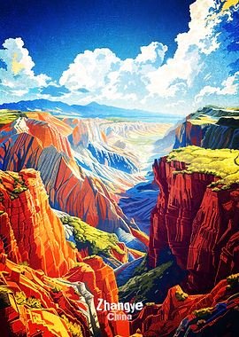 Zhangye Danxia Landform China