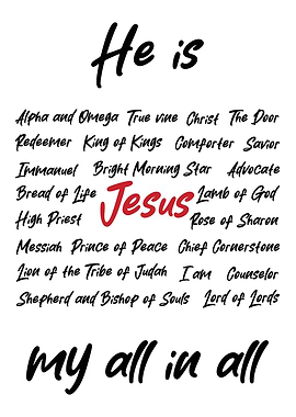 He is my all in all