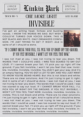 Linkin Park Invisible