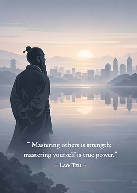 Lao Tzu quote on self-mastery
