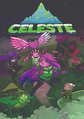 Celeste Video Game Cover Art