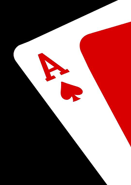 Ace of Spades Playing Card