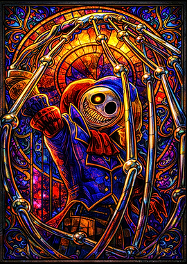 Poppy Playtime Stained Glass Art