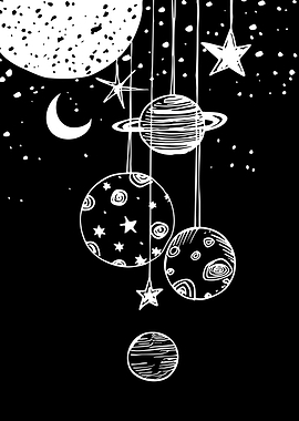 Whimsical Space Mobile