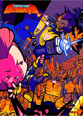Enter the Gungeon Game Art