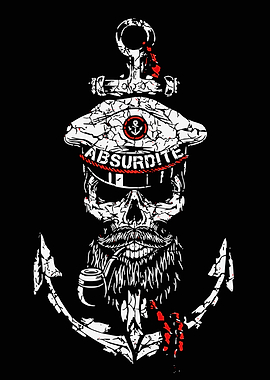 Skull Captain with Anchor