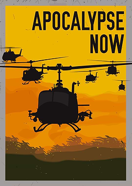 Apocalypse Now Helicopter Poster